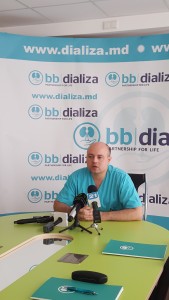 Petru Cepoida, director medical al Centrului de Dializă din Chişinău