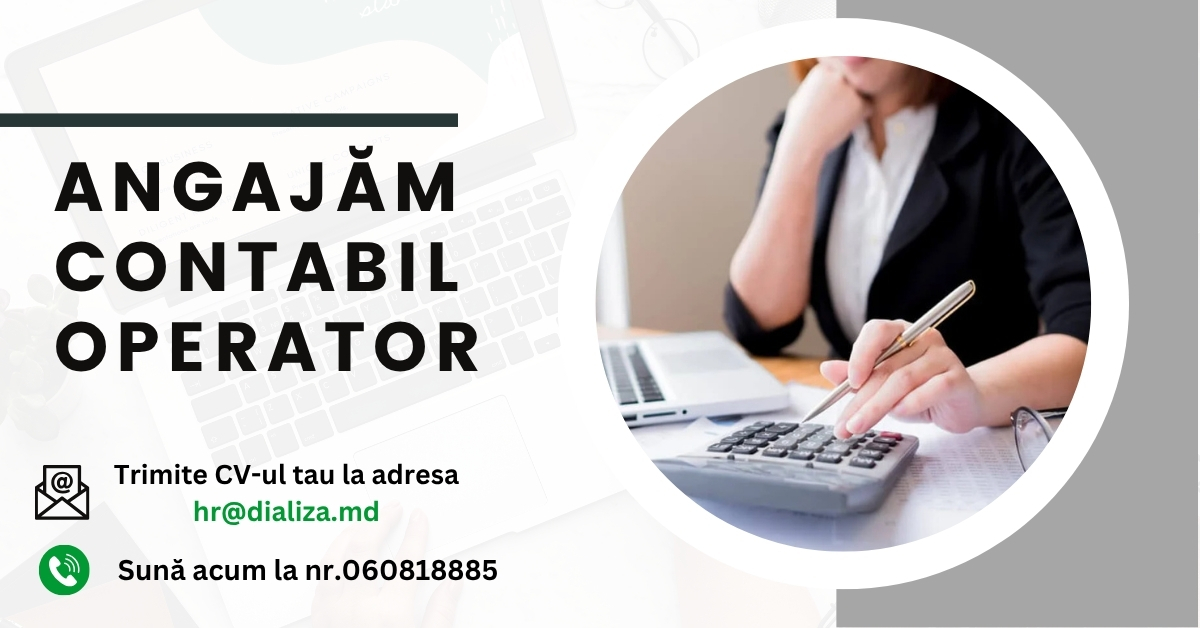 Angajam Contabil Operator